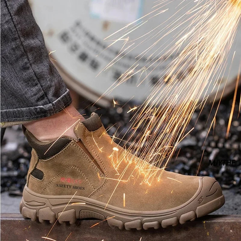 Insulation 6KV Safety Shoes Men-Anti-SmashAnti-Pierce Scald-Proof Welding Boots Indestructible Work Boots for Men Durable 250805