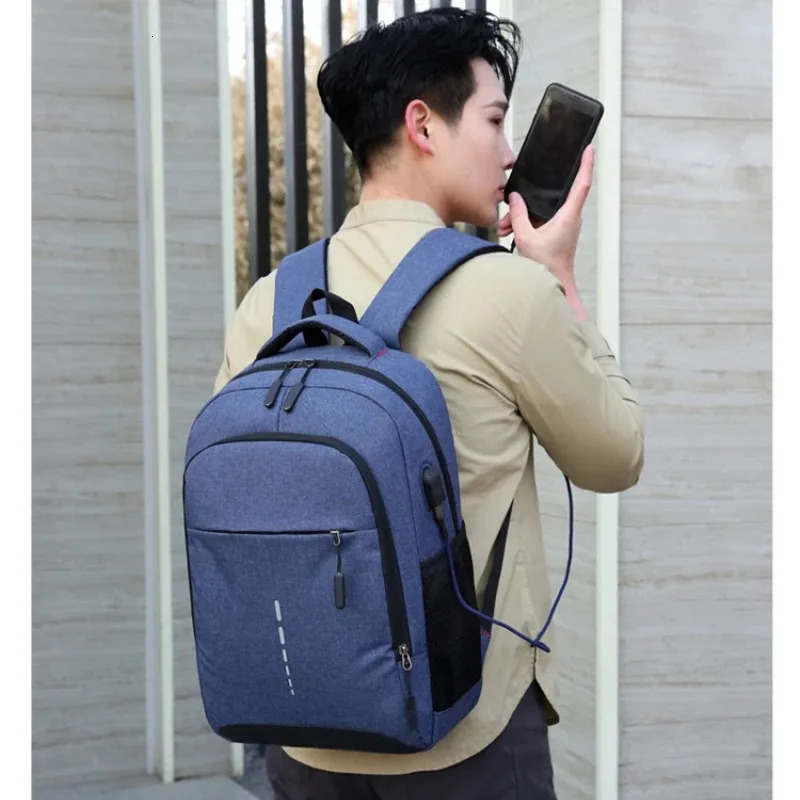 Ultra Lightweight Mens Waterproof Backpack USB Charging Bagpack Back Bag for Men Stylish Casual Rucksack 250811