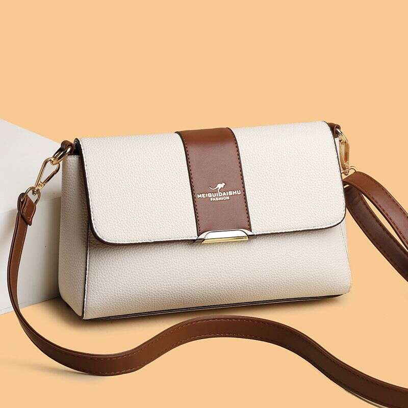 Summer New Fashion Versatile Casual Mobile Phone Cross Shoulder Contrast Color Small Square Bag Gift For Girls
