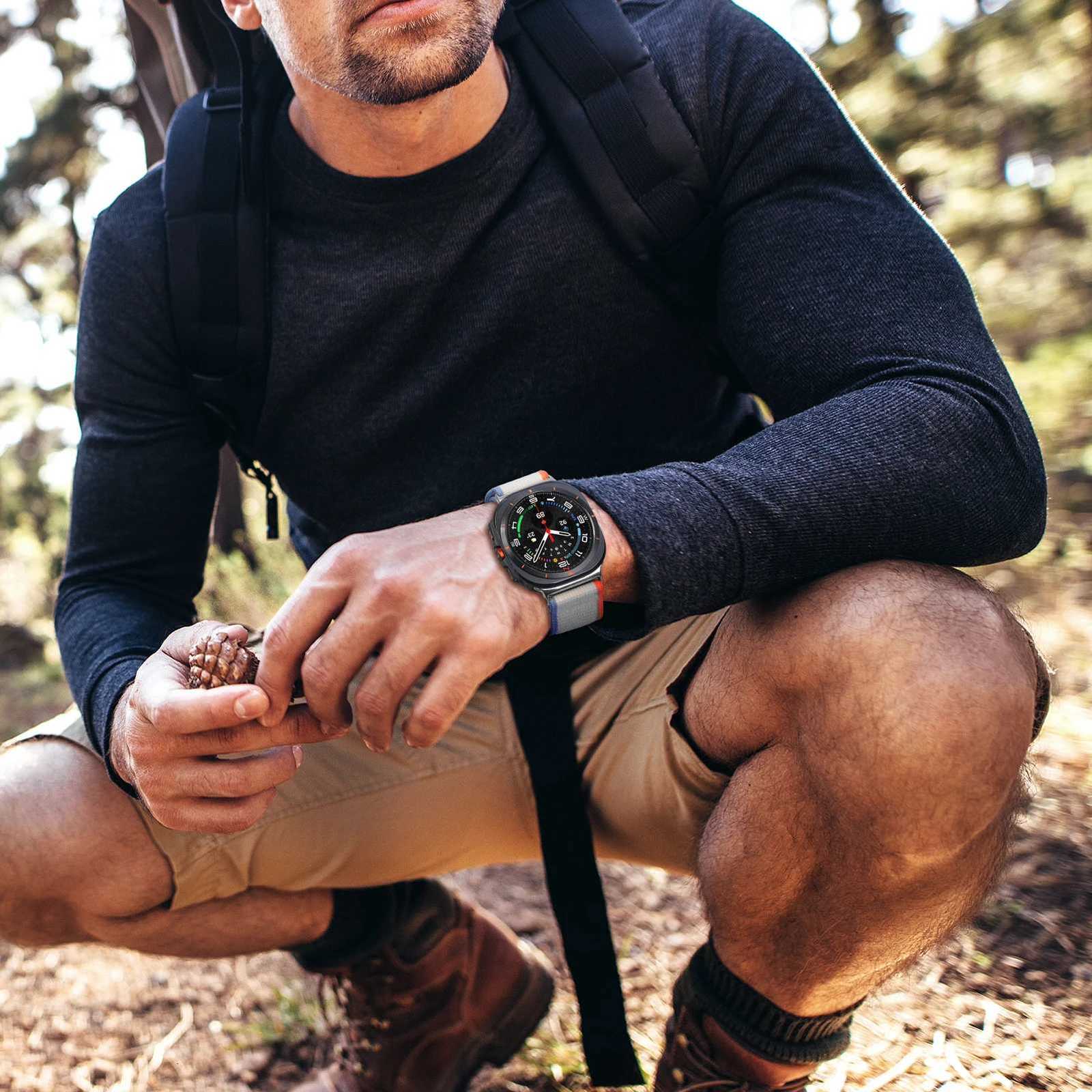 Trail Loop Band For Samsung Galaxy Watch 8 44mm 40mm Bracelet Correa Pulseira Galaxy Watch 8 Classic 46mm Sport Nylon Strap W250811