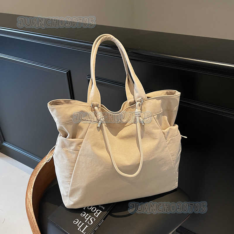 Large Capacity Bag for Women 2025 New Spring Summer Versatile Shoulder Bag Casual Simple Commuting Tote Bag H250809