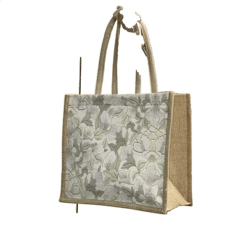 Stylish Floral Pattern Tote Handbag Trendy Satchel Large-capacity Bag With ZIPPER 240912