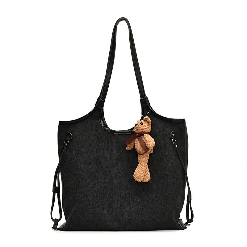 Design Sense Tote for Women New Autumn Winter Casual Commuter Large Capacity Matte Shoulder Bag