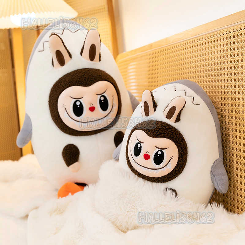 New Cute Shark Labubu Plush Toy Labubu Doll Creative Pillow Stuffed Animal H250811