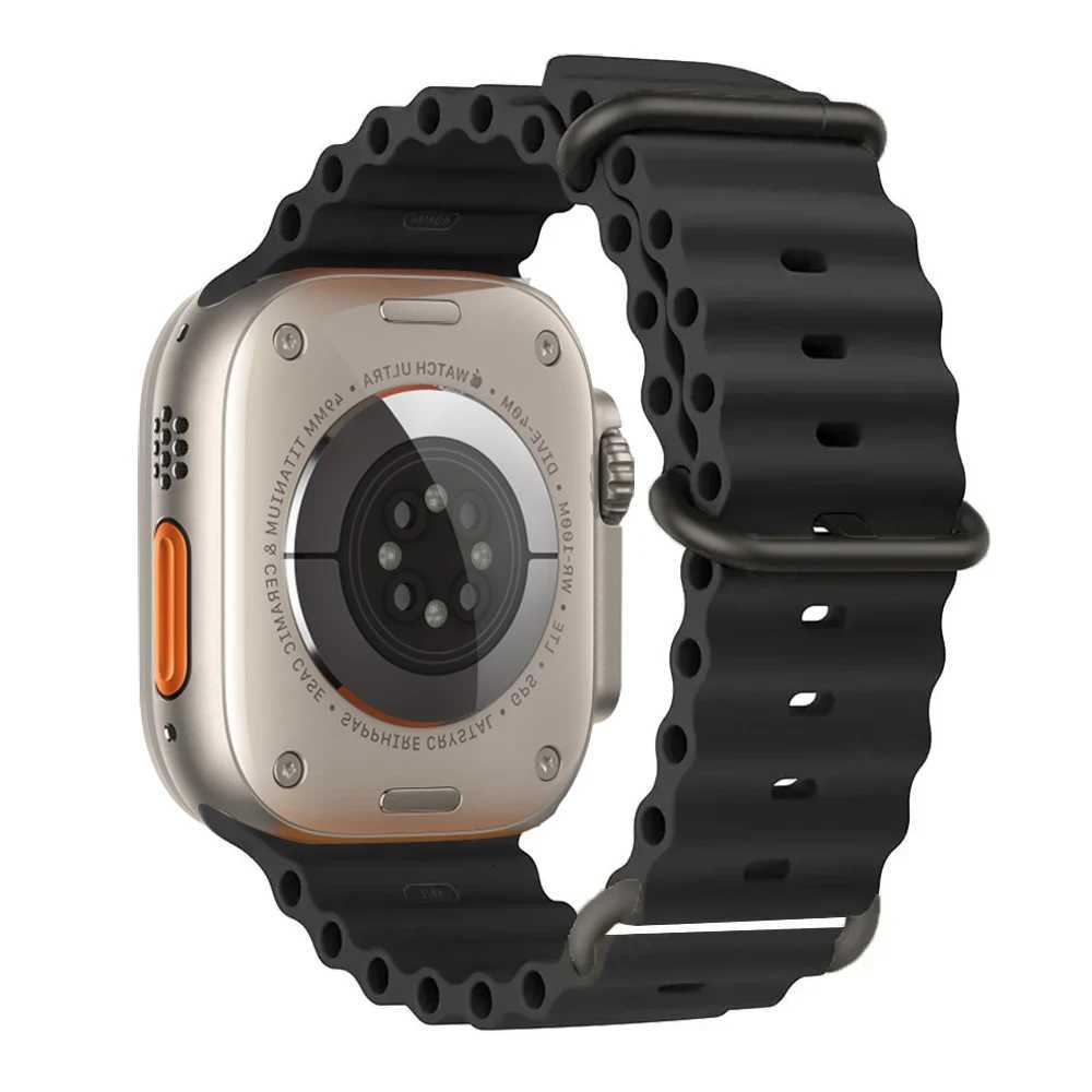 Straps for Apple Watch Band 44mm 40mm 45mm 49mm 41mm 42mm 38mm 46mm Ocean Bracelet Correa Iwatch Series 7 6 3 Se 8 Ultra 2 9 10 W250811