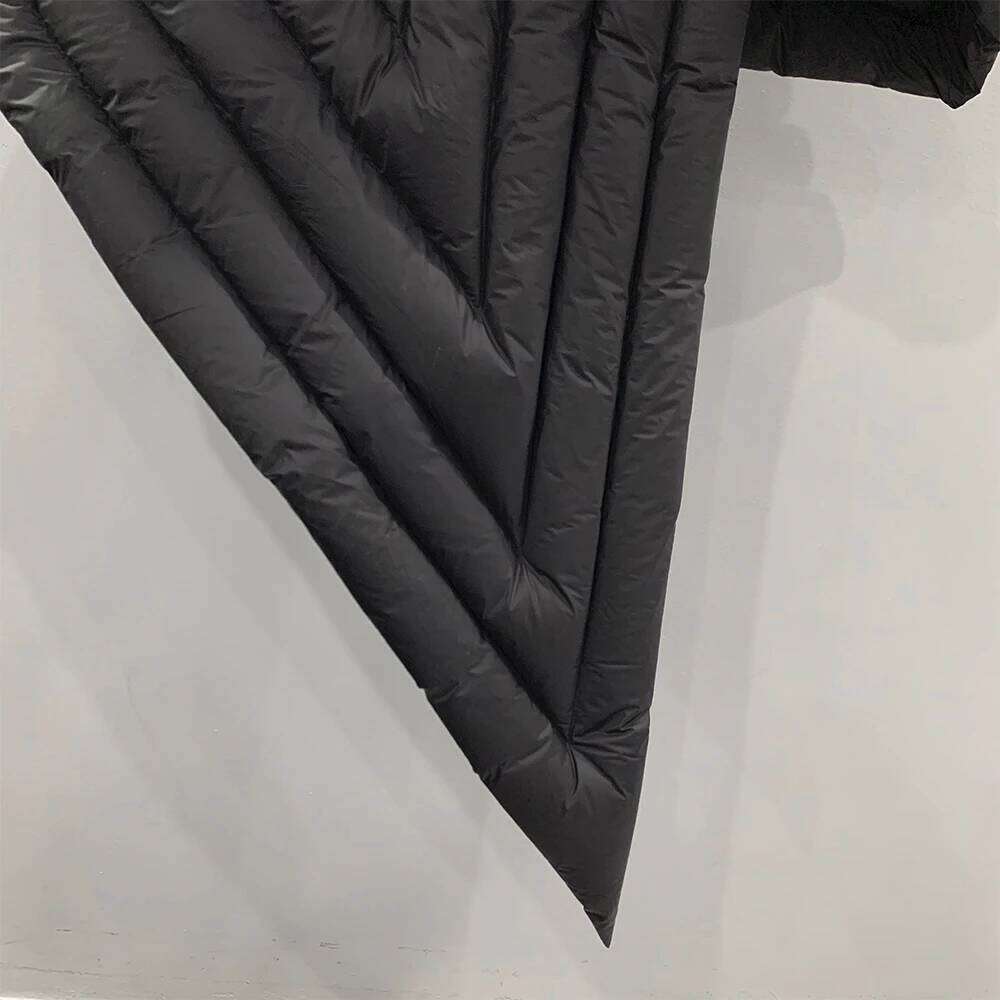 Owen Seak Men Down Coats Gothic Women Vest High Street Clothing Trench Oversized Winter Dust Windbreaker Black Jackets