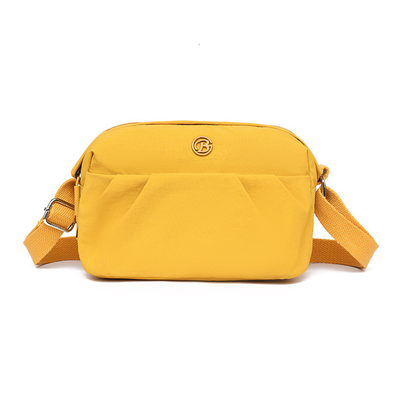 Lightweight Water-Resistant Nylon Casual Crossbody for Women 2025 New Simple Double-Layer Large Capacity Shoulder Bag ddmymoon