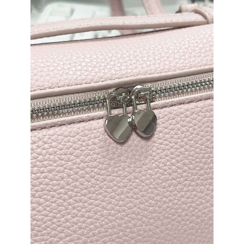 Fashion Women PU Lychee Leather Lunchbox Bag Mini Handbag Spring Summer Compact Sweet Shoulder Crossbody Purse