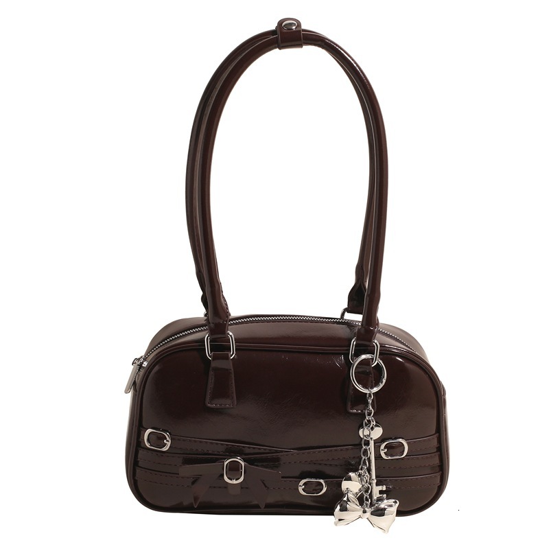 Solid Color Shoulder Large Capacity Commuter Simple Women's Small Square Personality Casual Elegant Travel Bag ddmymoon