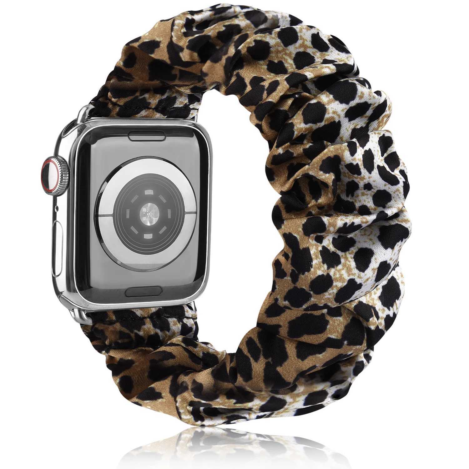 49mm Elastic Scrunchie Strap for Apple Watch Band Series 8 7 SE 6 5 Ultra for iWatch 44mm 40mm 38mm 42mm 41mm 45mm Bracelet Belt W250811