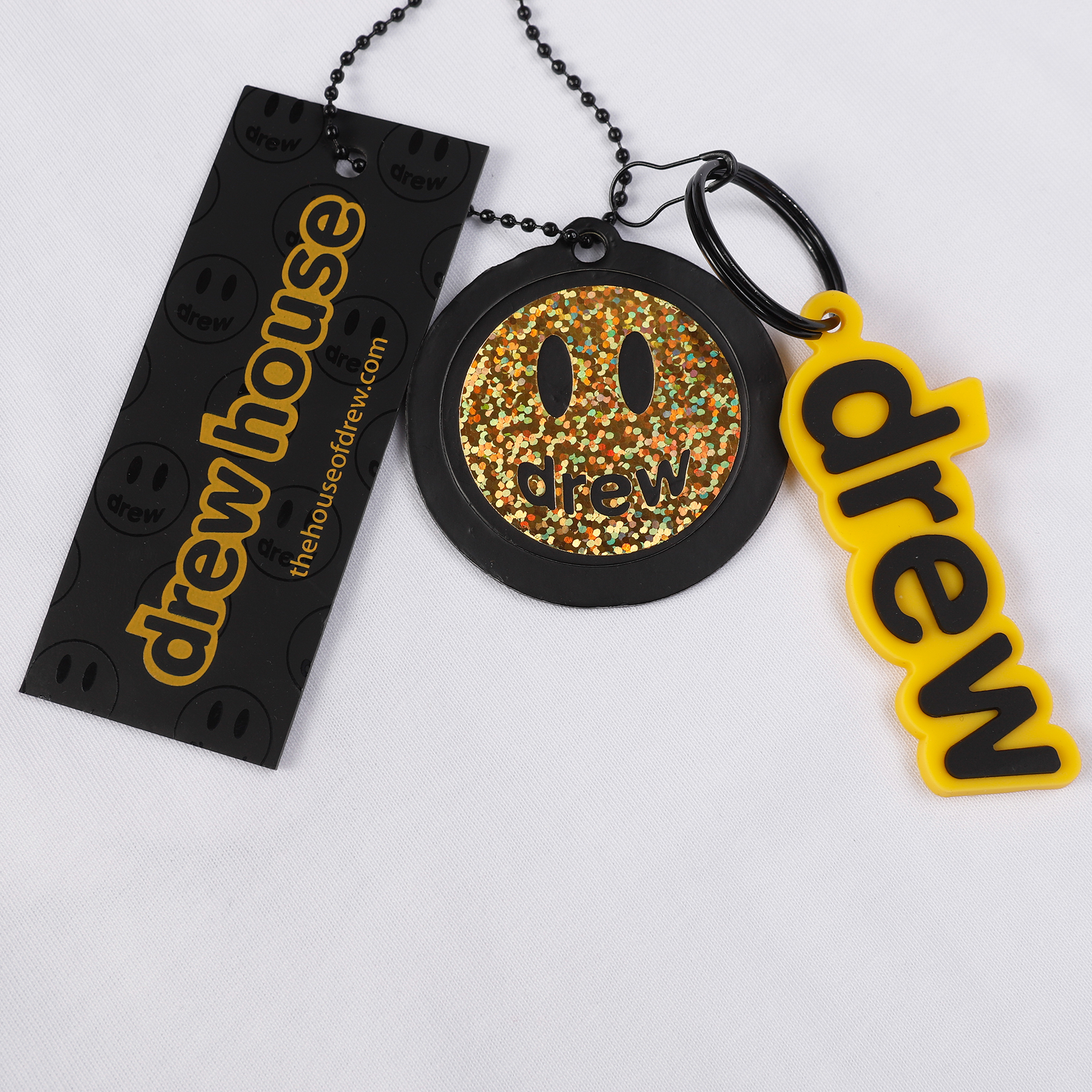 Drew House Designer luxury T shirt men's and women's T-Shirts white