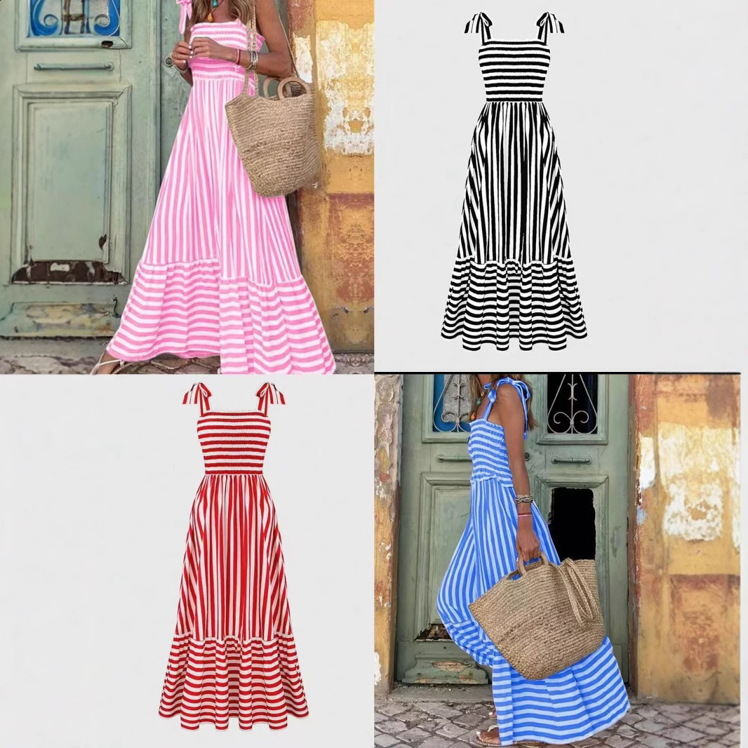 Yojoceli Elegant striped ruffle long sundres Party sashes red cool Female strap winter midi vestidos 210609