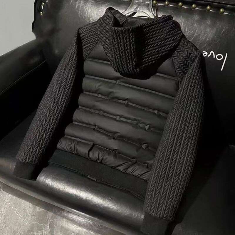 Men's Clothing Versatile Hooded Casual Light Thick Warm Jacket Top Trend
