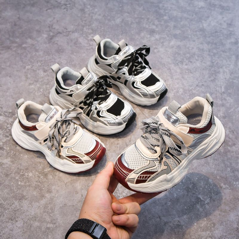 Toddler Sneakers Spring Soft Soled Anti Slip Infant Child Shoes Kids Basketball Shoes Cutefeet Boy Girl Walking Running Shoes Size 21 - 36 C0649