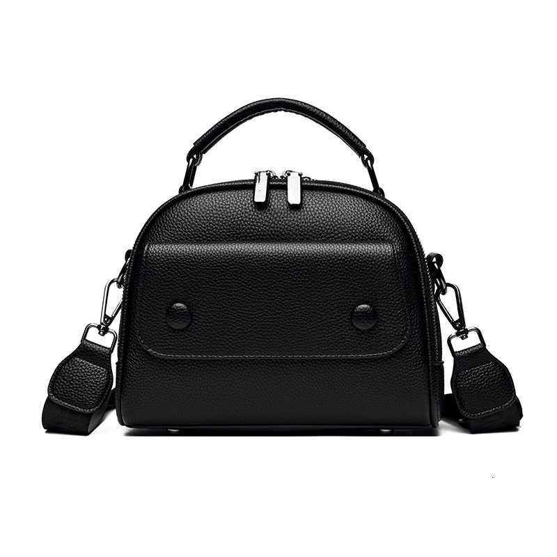 Soft Surface Handbag Women's New Fashion Middle-aged Mom Casual Versatile Multi-layer Large Capacity Shoulder Crossbody Bag ddmymoon