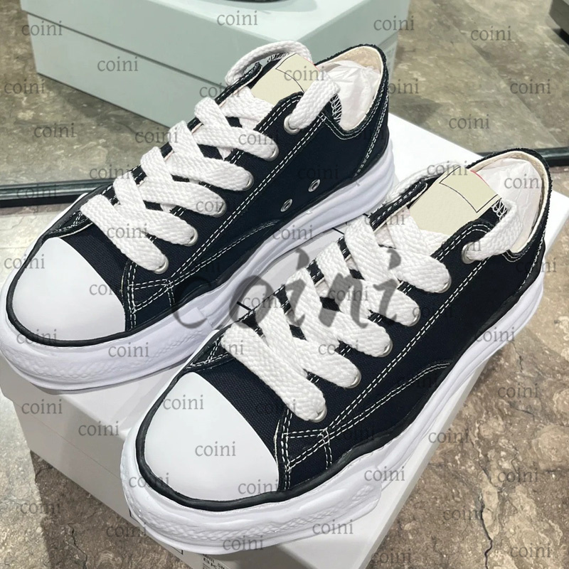 Designer shoes Dissolving Shoes Miharas OG Canvas Shoes Casual Shoes Luxury Mihara Canvas Men Womens Outdoors tennis Black White shoes size 35-47
