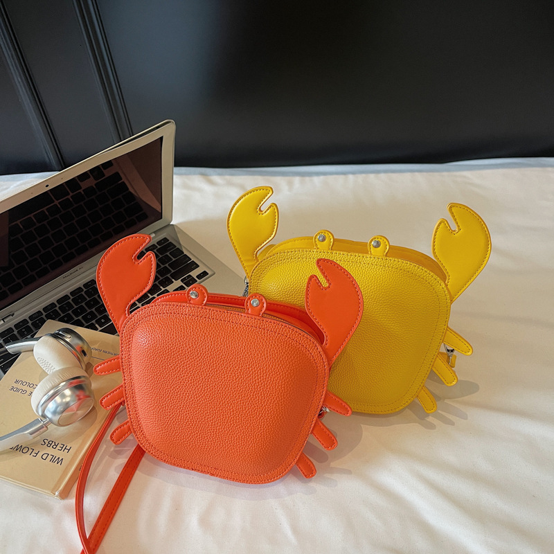 2025 New Crab Creative Funny Cute Shoulder Fashion Trend Niche Women's Crossbody Phone Bag ddmymoon