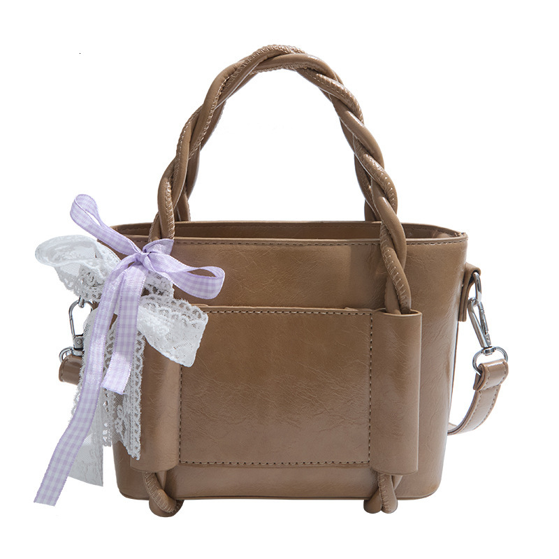 High-End Handbag for Women 2025 New Trendy Versatile Textured Shoulder Commuter Crossbody Bucket Bag ddmymoon