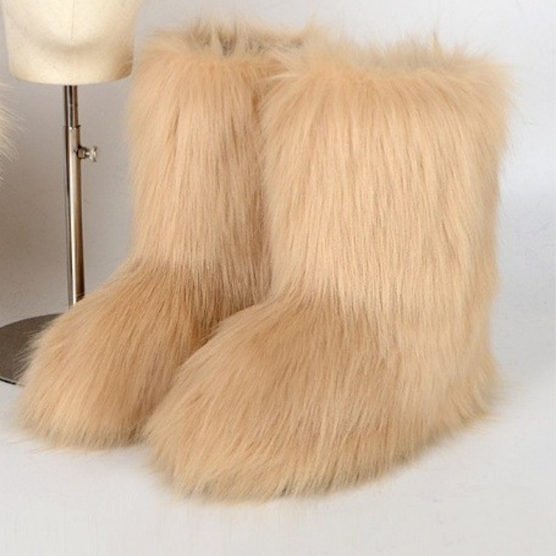 2025 hot new free shipping designer boots for womens snow boots pink purple blue brown Winter furry snow boots with thick sole and midsole