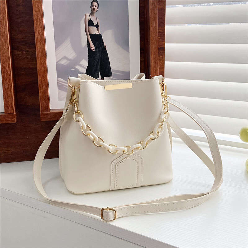 Design Small for Women Summer 2025 Designer New Trendy Fashion Single Shoulder Crossbody Stylish Handheld Bucket Bag