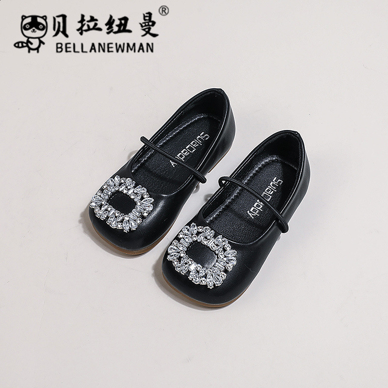 Kids Shoes Children Slip On Shoes Baby Girls Leather Shoes Toddler Black Flats Boys Fashion Oxford Soft Platform Mary Jane 241016