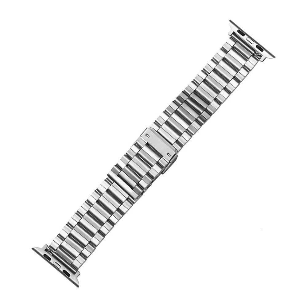 Stainless Steel Strap for Apple Watch Ultra 2 Band 49mm 45mm 44mm 42mm 41mm 40mm 38mm Wrist Bracelet for iWatch SE 9 8 7 6 5 4 3 W250811