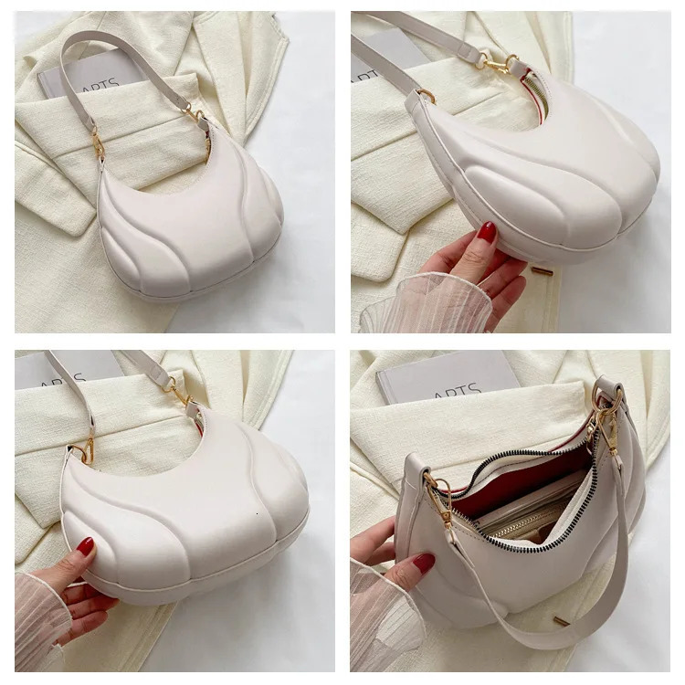 Retro Solid Color Saddle Bag High Quality Leather Shoulder Bags For Women Simple Crossbody Handbag Ladies Bolsas Para Mujeres 250811