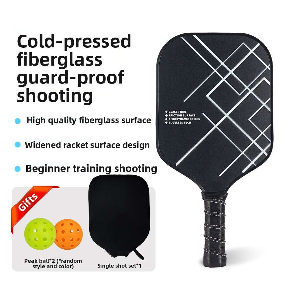 Glass Fiber PP Honeycomb Core Beginner Training Entertainment Competition Pickleball Racket Set