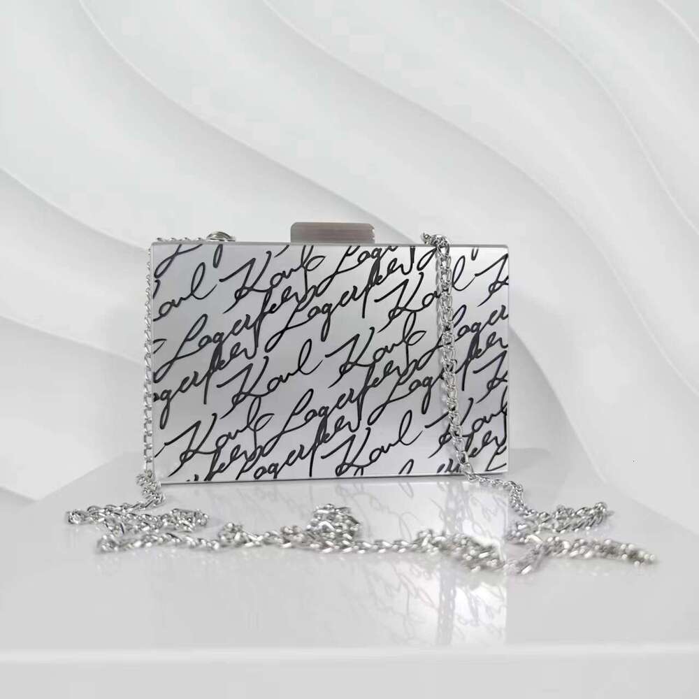 Women's New Acrylic Evening Single Shoulder Crossbody Wedding Banquet Clutch Chain Bag