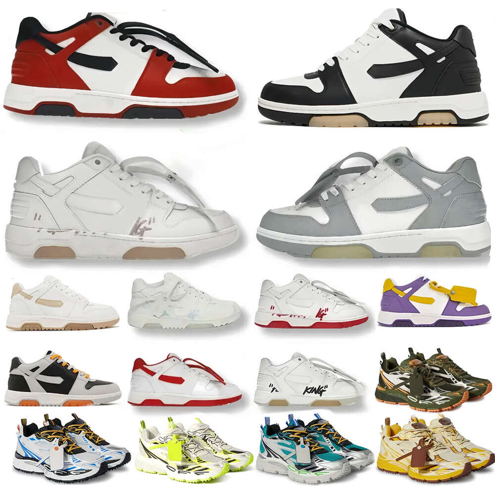 Top quality Out Of Office Sneaker Designer Casual Be Right Walking Designer Men Women Sports Mixed Color Flat Black White Vintage Trainers Shoes