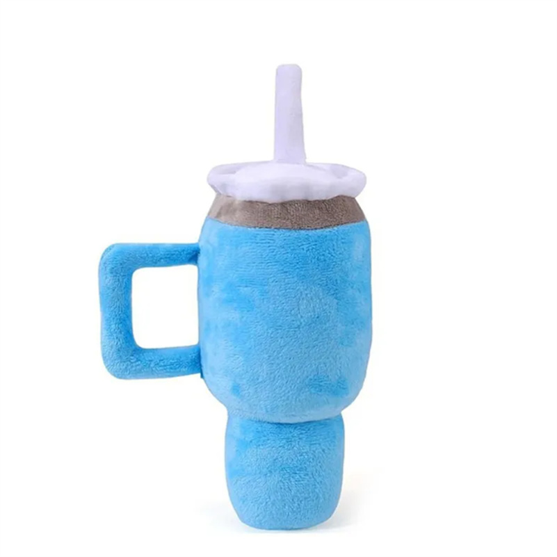 Luxury Pet Dog Toys Durable Plush Wine Bottle Squeaky Toys For Dog Gift Plush Perfume Dog Toys With Squeaky
