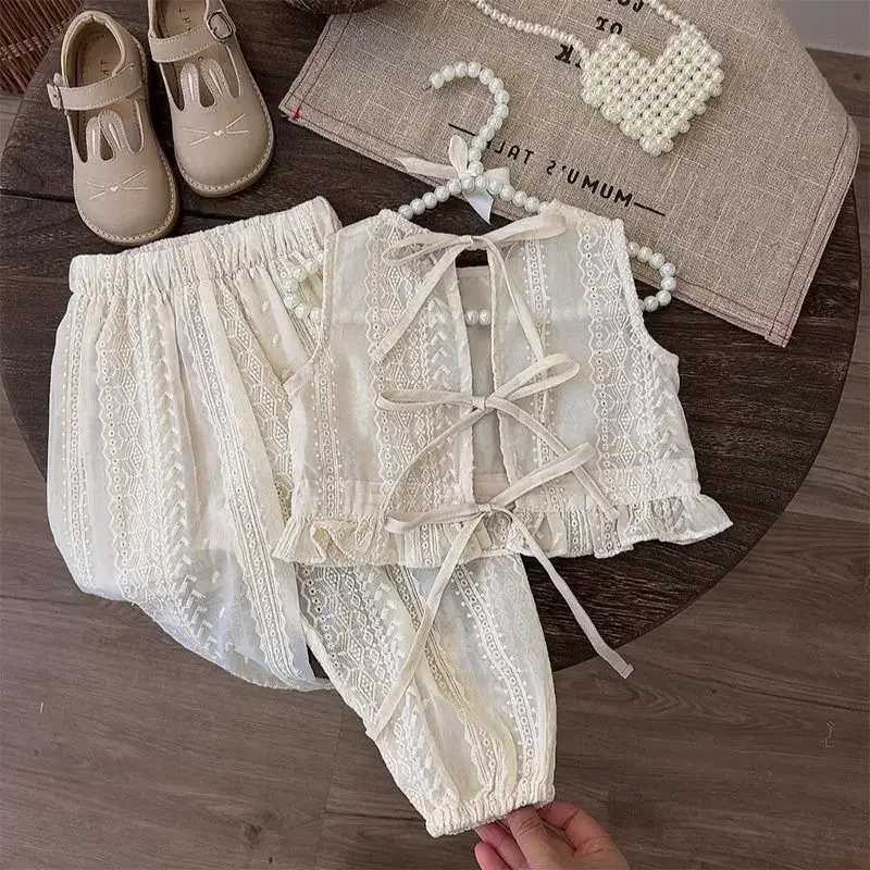 Girls Princess Style Set Fashionable New Girl Baby Summer Dress Set Trendy Childrens Summer Fashion Beach Set Z250811