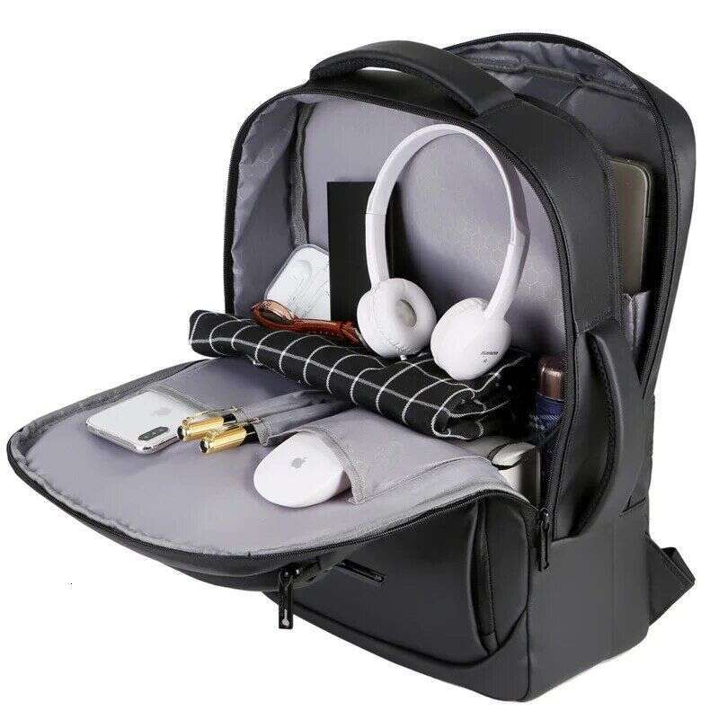 New Waterproof Fashion Back for Men Book Bag Men's Stylish 15.6" Notebook Backpack