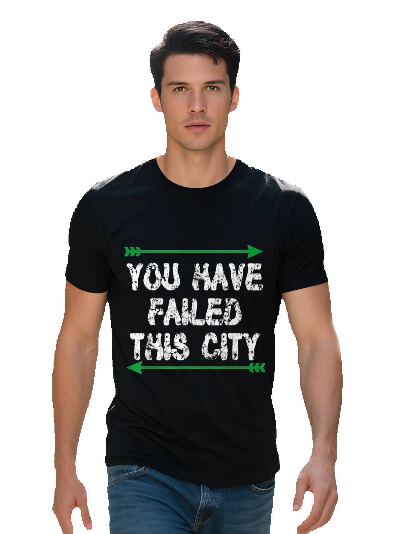 You Have Failed This City Green Arrows T-Shirt G 1bab1 8d403