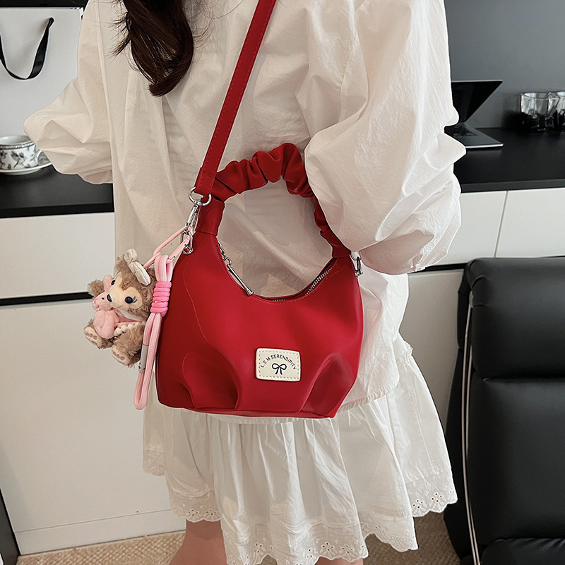 Niche Design for Women Spring Summer 2025 New Fashion Elegant Crossbody Ladies Pleated Handbag Dumpling Bag ddmymoon