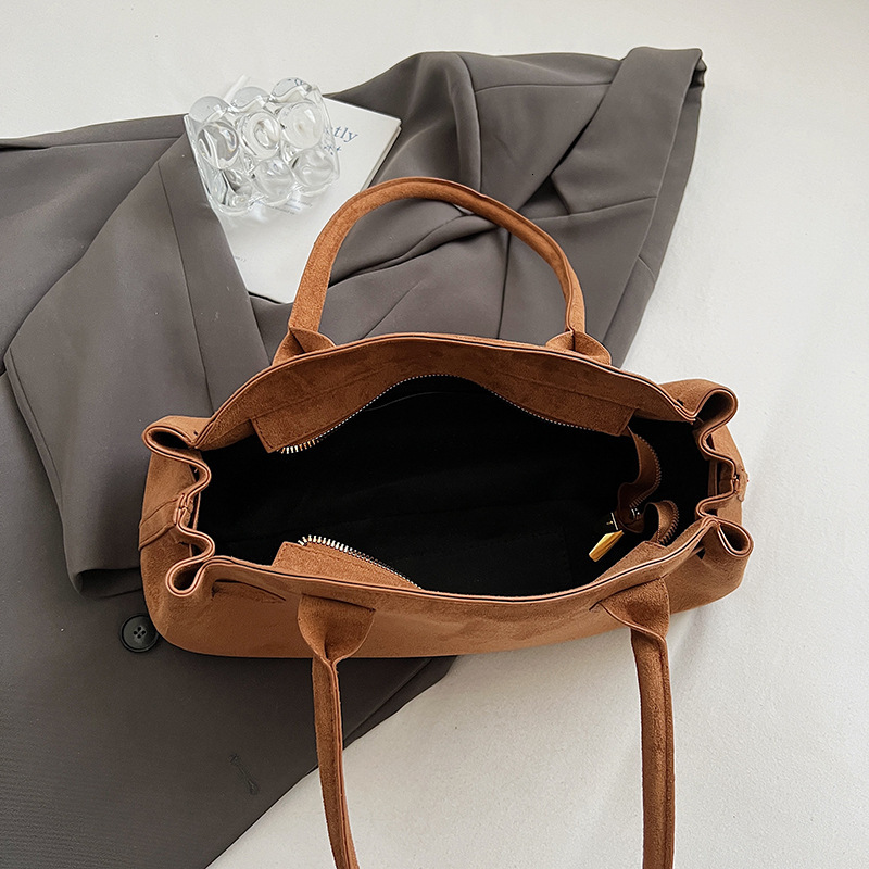 Suede Underarm for Women 2025 New High-end Handbag Commuting Large Capacity Shoulder Bag ddmymoon
