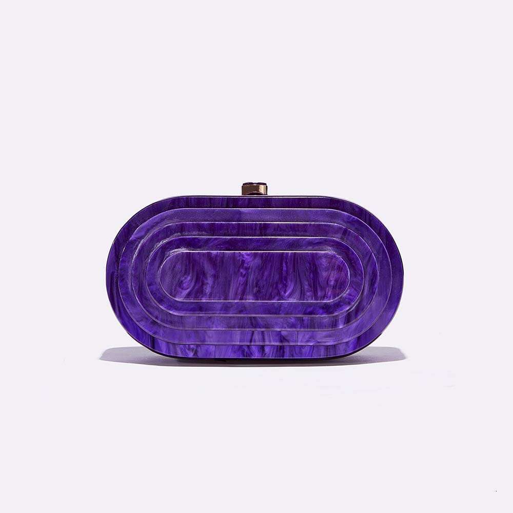 2023 Summer Evening Patchwork Trendy Acrylic Single Shoulder Chain Bag for Women