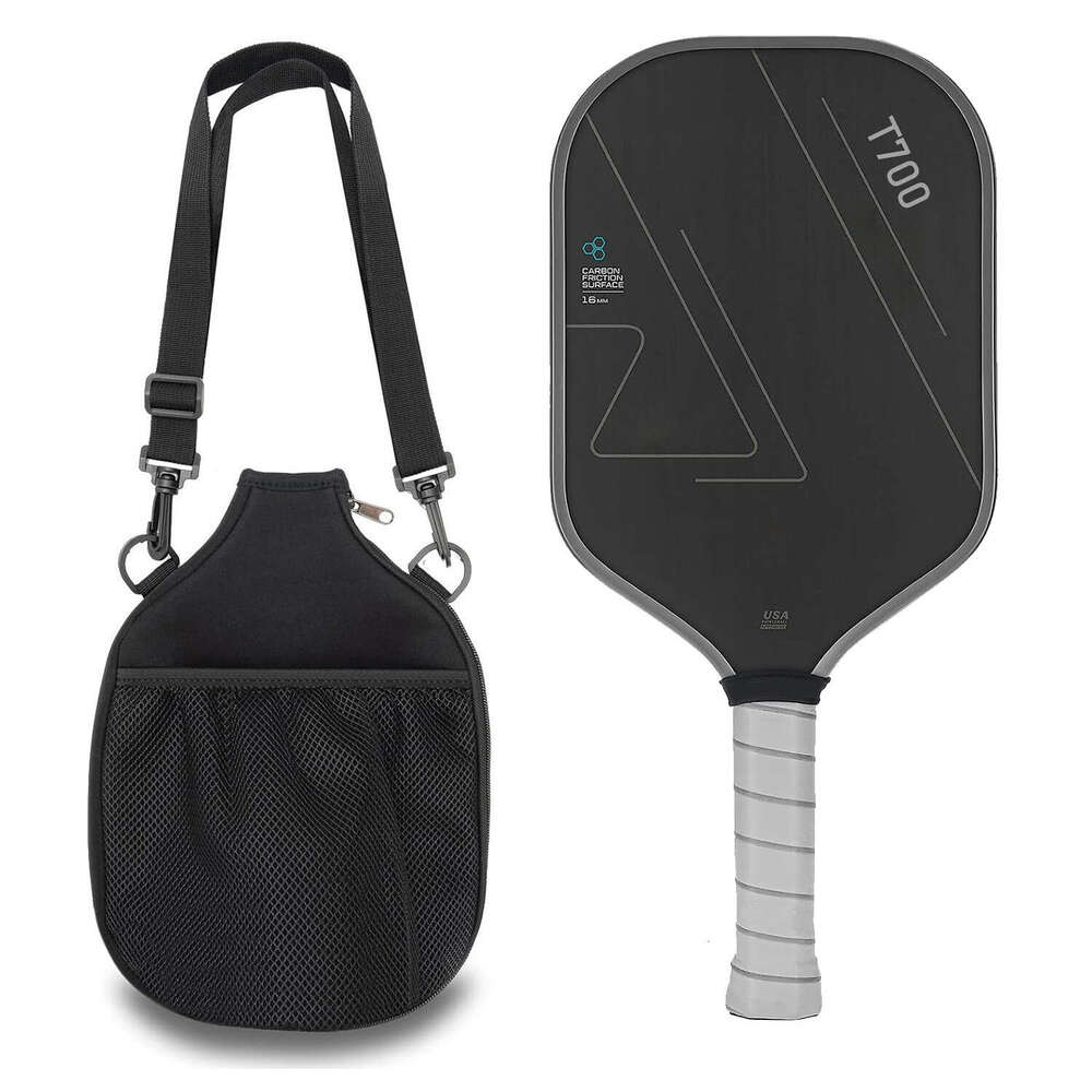 T700 Fiber Pickleball Matte Integrated Racket Extended 16Mm Thick Competition Special Carbon