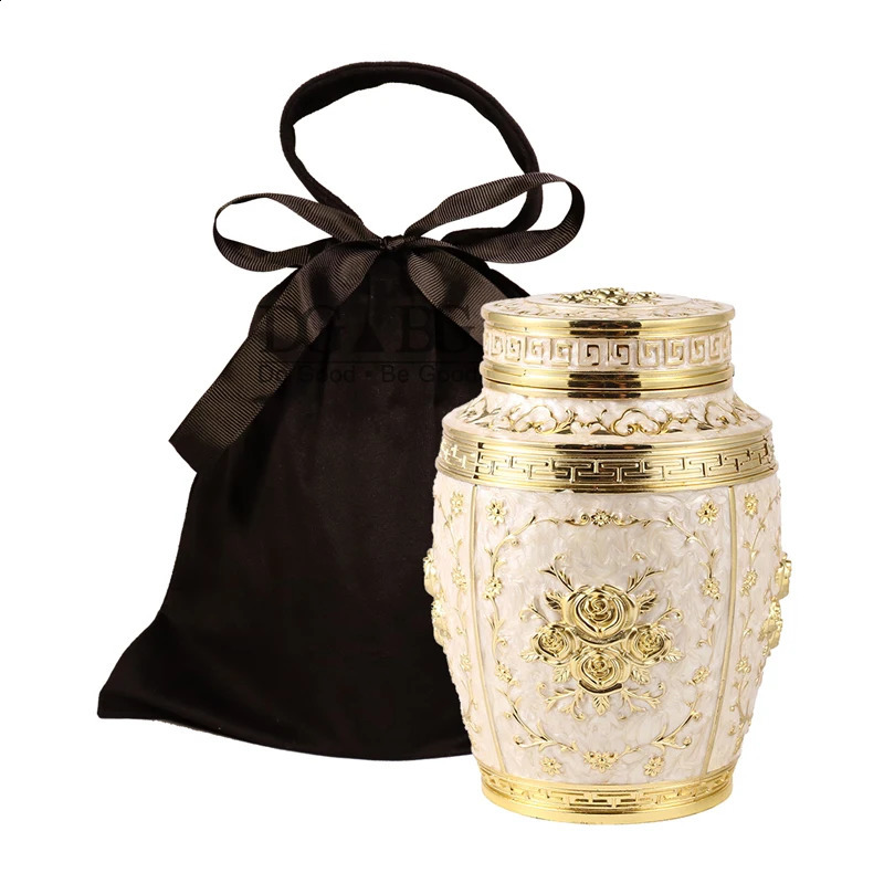 Metal Cremation Urns for Human Ashes Coffin Box Pet Memorial Keepsake Urns Small Animal Urn Funeral 250805