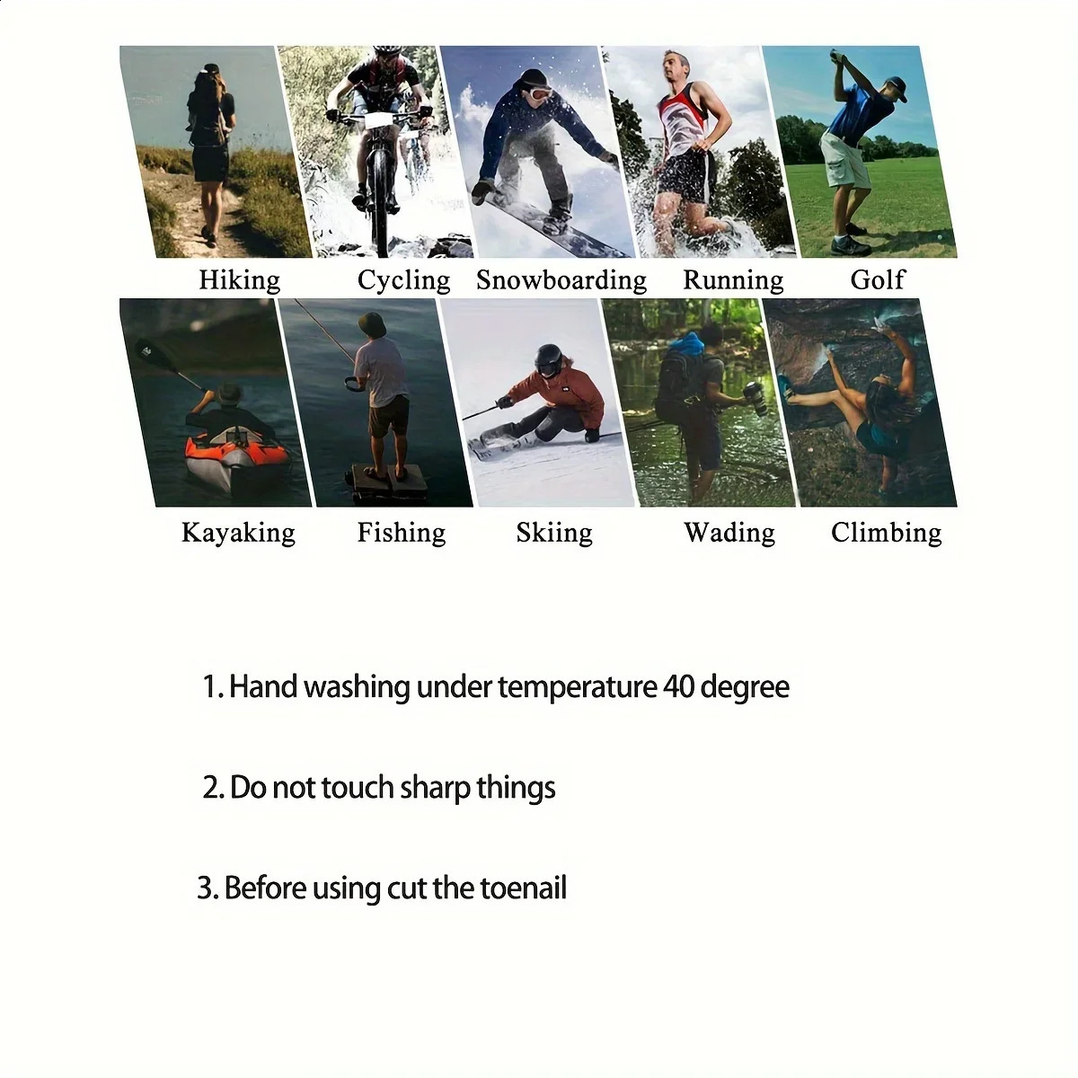 Waterproof Socks Breathable Outdoor Hiking Wading Camping Winter Skiing Sock Riding Snow Warm 250805