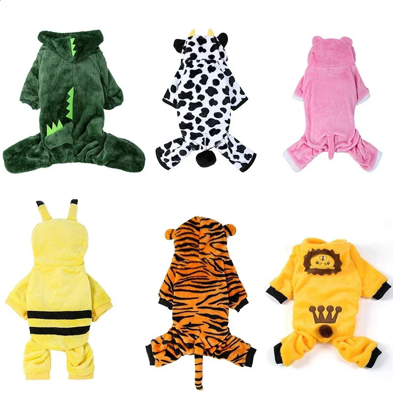 Coral Fleece Cosplay Costume for Pet Clothing for Small Dogs Puppy Cats Clothes Chihuahua Yorkshire Costume Coat 250806