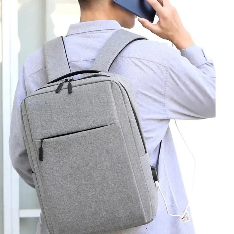 multifunctional commuting computer bag business USB charging backpack waterproof 250811