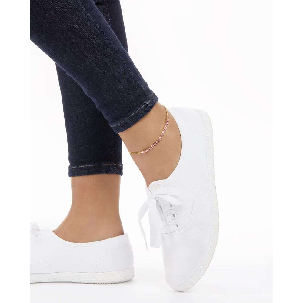 Women Waterproof - 14K Gold Anklets and Sterling Sier Plated Ankle Bracelets for Women.