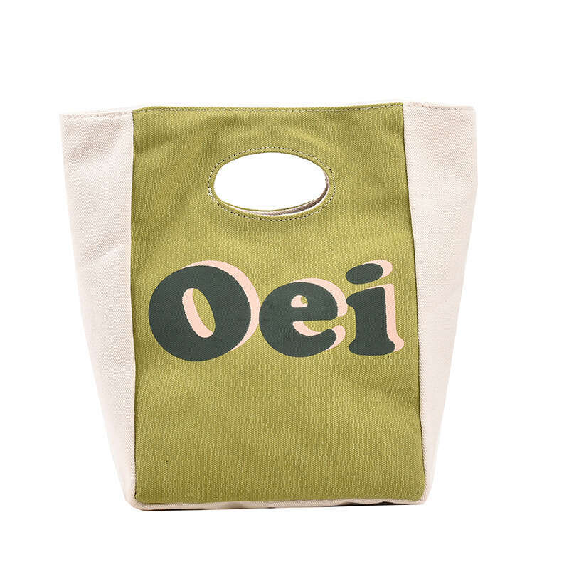 Designer Bags Women's Fashion Contrast Color Letter Printing Handbag New Korean Version Casual Casual Canvas Bag