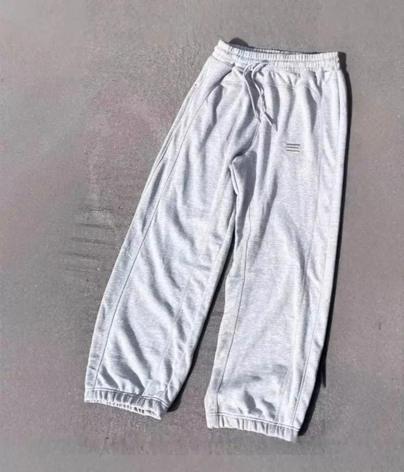 Y2k Korean version of streetwear fashion casual loose wide leg pants Goth Harajuku couple retro looss sweatpants men pants Punk 250811