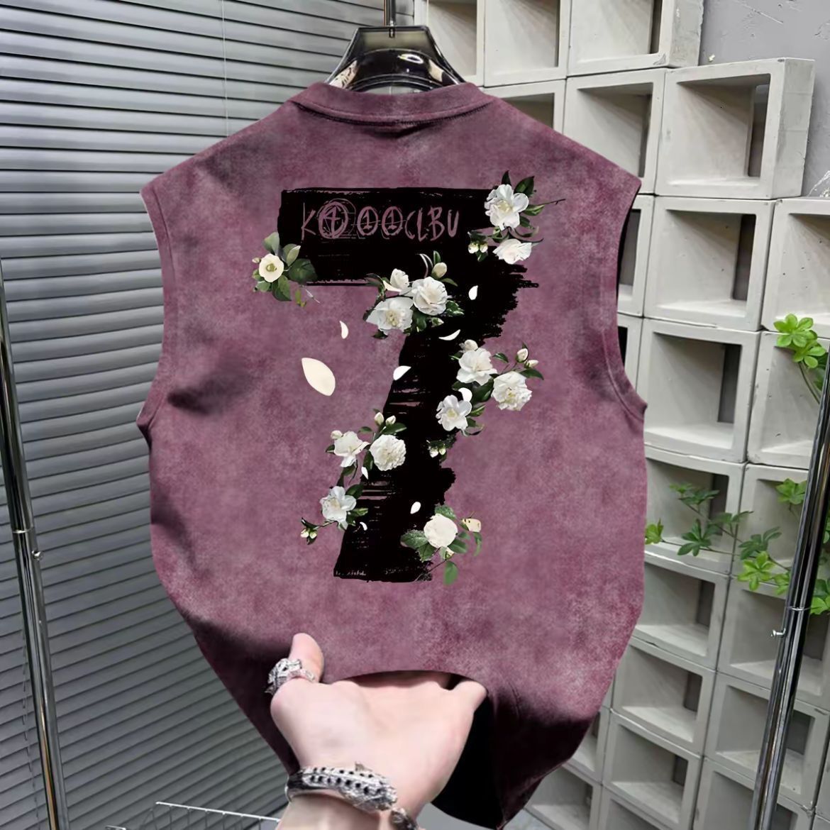 2025 New Fashion Trendy Brand Tie-Dye Men's Sleeveless Vest Casual Loose Summer Stylish Sports T-Shirt Top