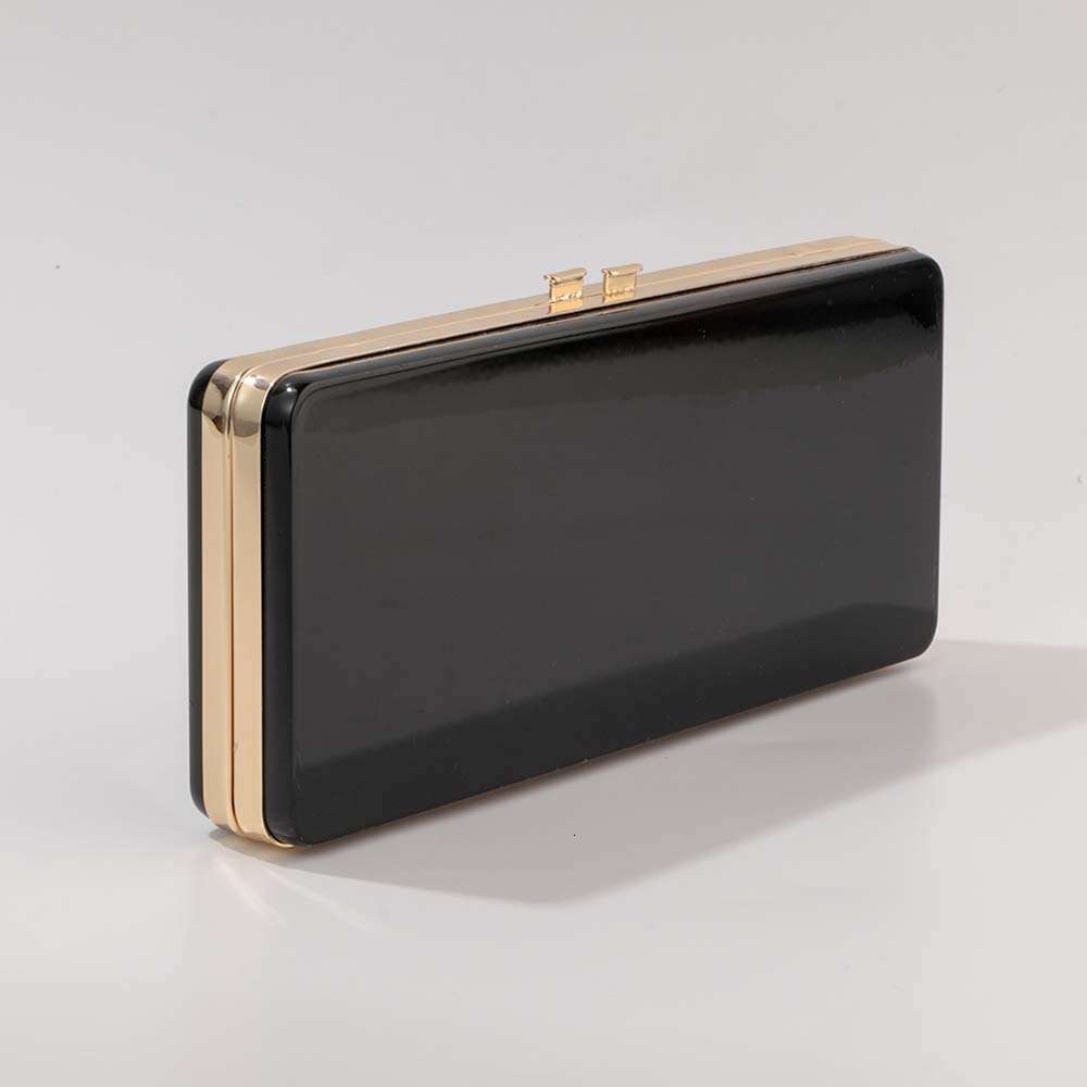 New Hardware Clip Style Single Shoulder Crossbody Fashionable Personality Socialite Evening Bag