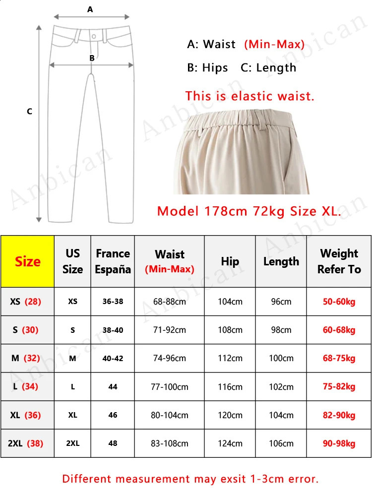 Summer Korean Mens Pants Light Thin Polyester Elastic Waist SemiWide Loose Slacks Drape Suit Male Casual Trousers 250729