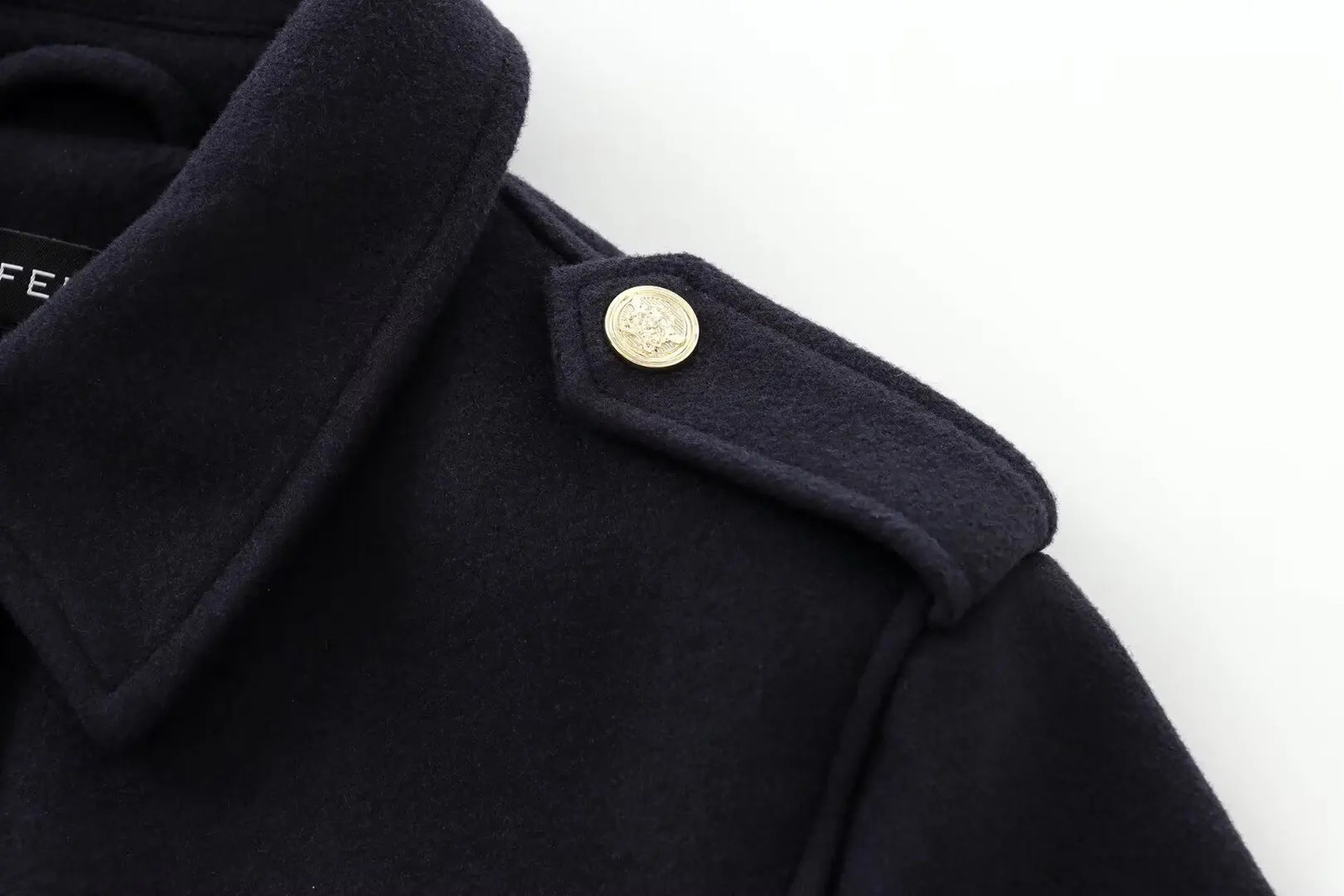 Autumn Casual And Fashionable Womens Clothing European And American Style Simple And Versatile Shoulder Patch Top Jacket 250804