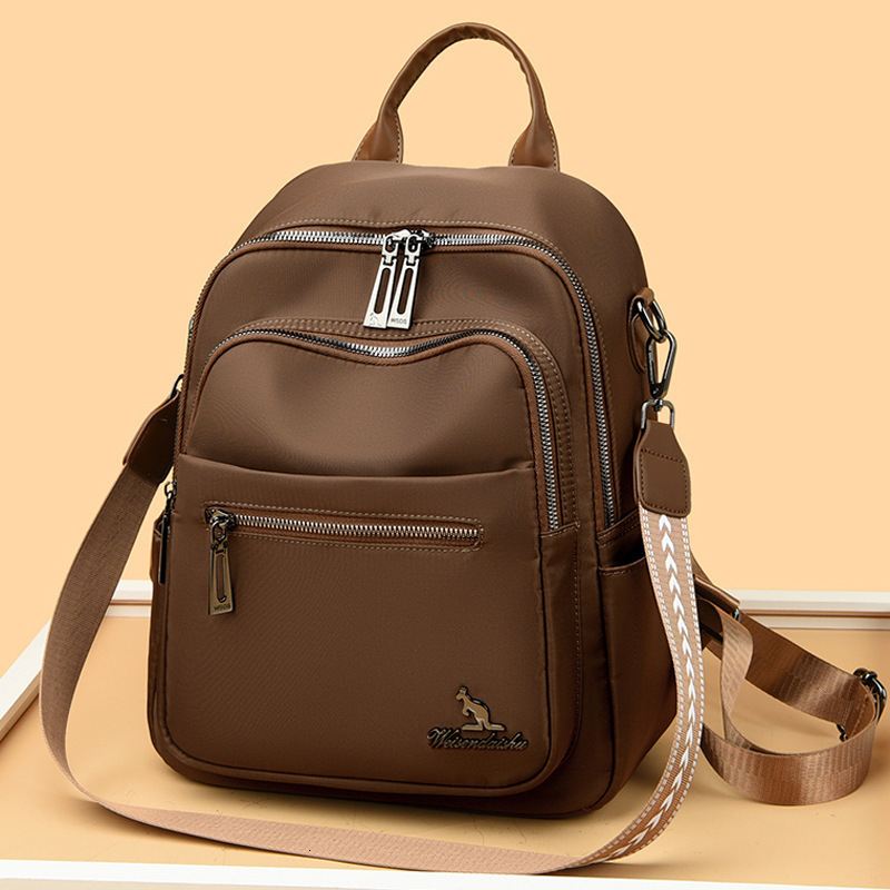 Simple Lightweight Oxford Cloth for Women New Korean Style Trendy Multifunctional Backpack Casual Travel Bag ddmymoon